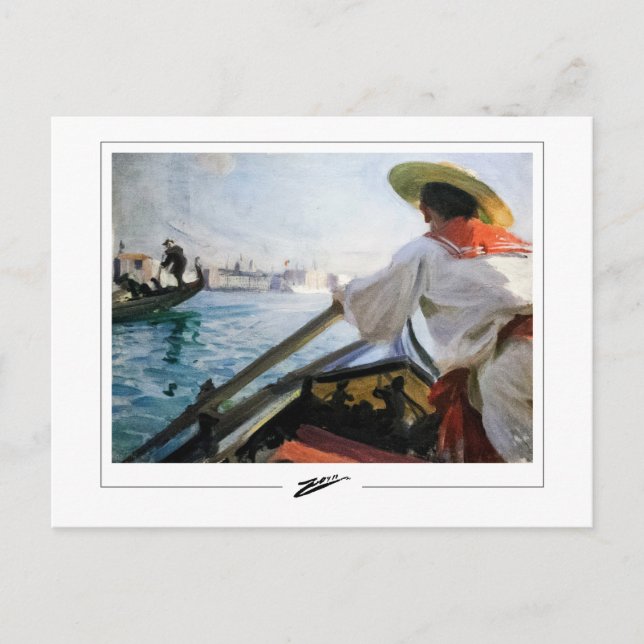 Anders Zorn #319 - Fine Art Postcard Postkarte (Vorderseite)