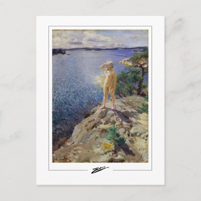 Anders Zorn #36 - Fine Art Postcard Postkarte (Vorderseite)