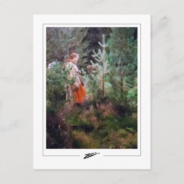 Anders Zorn #7 - Fine Art Postcard Postkarte (Vorderseite)