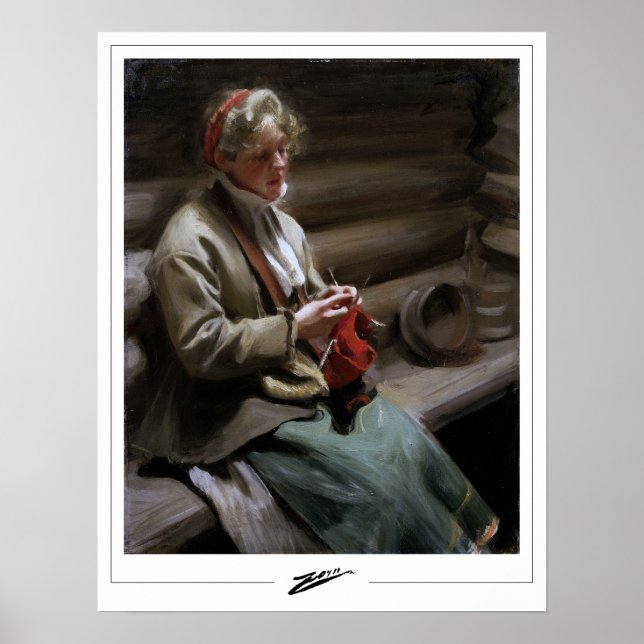 Anders Zorn Zedign Art Poster #211 (Vorne)
