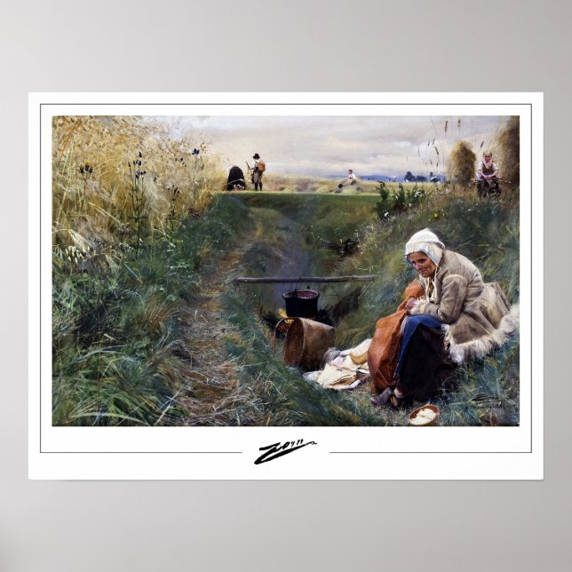 Anders Zorn Zedign Art Poster #26 (Vorne)