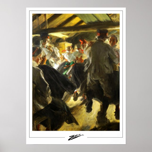 Anders Zorn Zedign Art Poster #269 (Vorne)