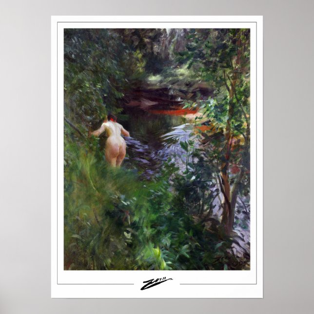 Anders Zorn Zedign Art Poster #3 (Vorne)