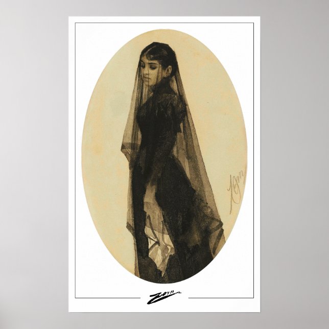 Anders Zorn Zedign Art Poster #344 (Vorne)
