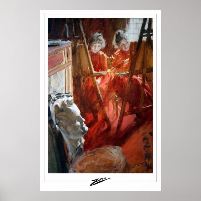 Anders Zorn Zedign Art Poster #366 (Vorne)