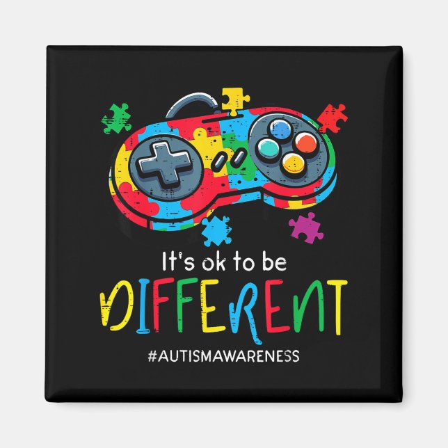 Anders zu sein Gaming-Controller Autismus Männer J Magnet (Vorne)
