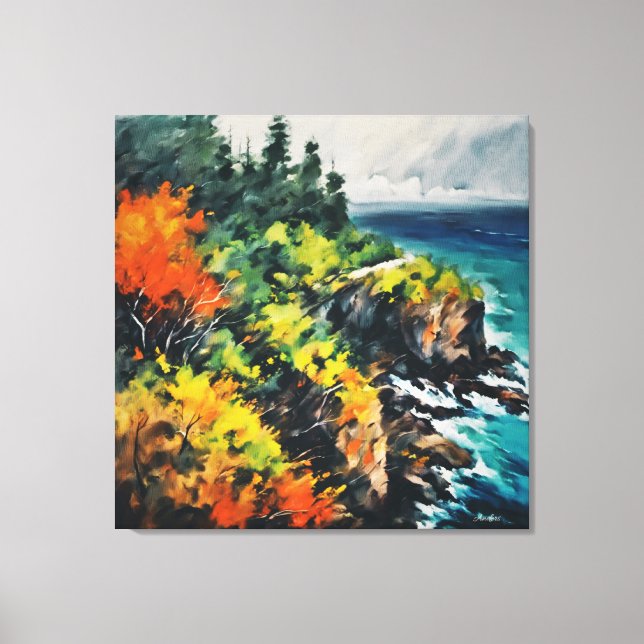 AndersArtistry* ein Pop Farbe in Autum* Leinwanddruck (Vorderseite)