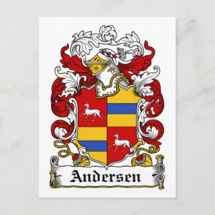 Andersen Familienwappen Postkarte