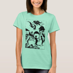 Andersen: Kleine Meerjungfrau-Silhouette T-Shirt