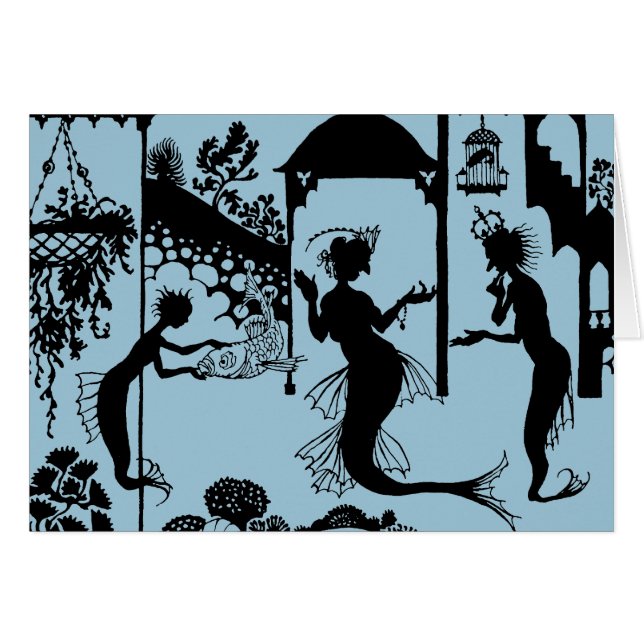 Andersen: Little Mermaid Silhouette (Vorderseite (Horizontal))