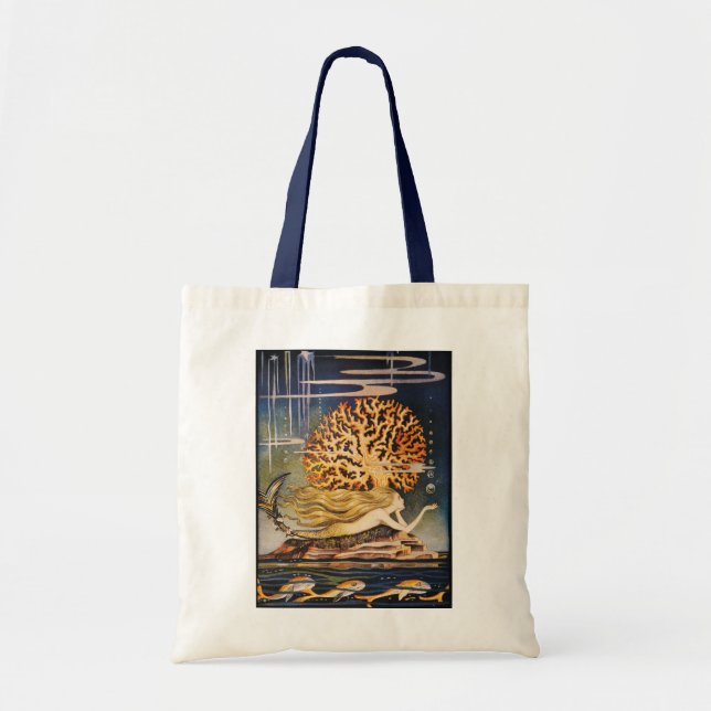 Andersen: Wenig Meerjungfrau-Zeichnen Tragetasche (Vorne)