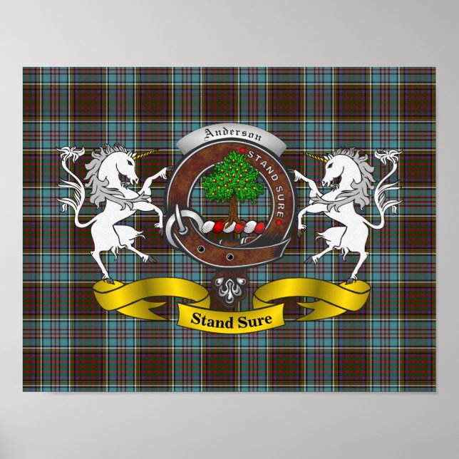 Anderson Clan Abzeichen Poster (Vorne)