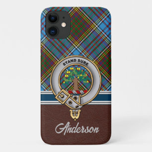 Anderson Clan Abzeichen & Tartan iPhone / iPad Geh Case-Mate iPhone Hülle