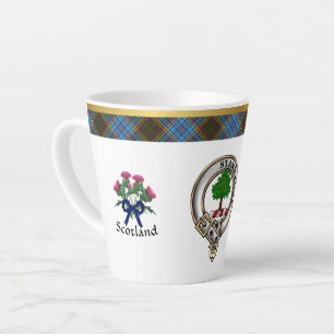 Anderson Clan Abzeichen & Tartan Milchtasse