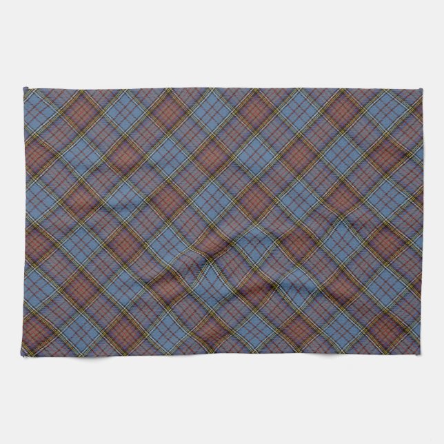 Anderson Clan Tartan Designed Print Handtuch (Horizontal)