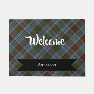 Anderson Clan Tartan Kariertes Muster Schottisch Fußmatte