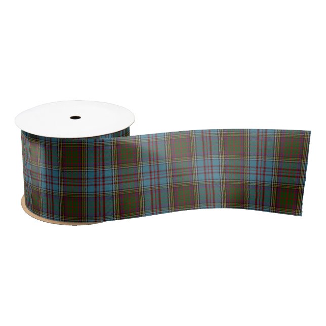 Anderson Clan Tartan Kariertes Muster Schottisch Satinband (Spule)