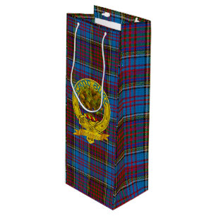 Anderson Clan Tartan & Motif Geschenktüte Für Weinflaschen