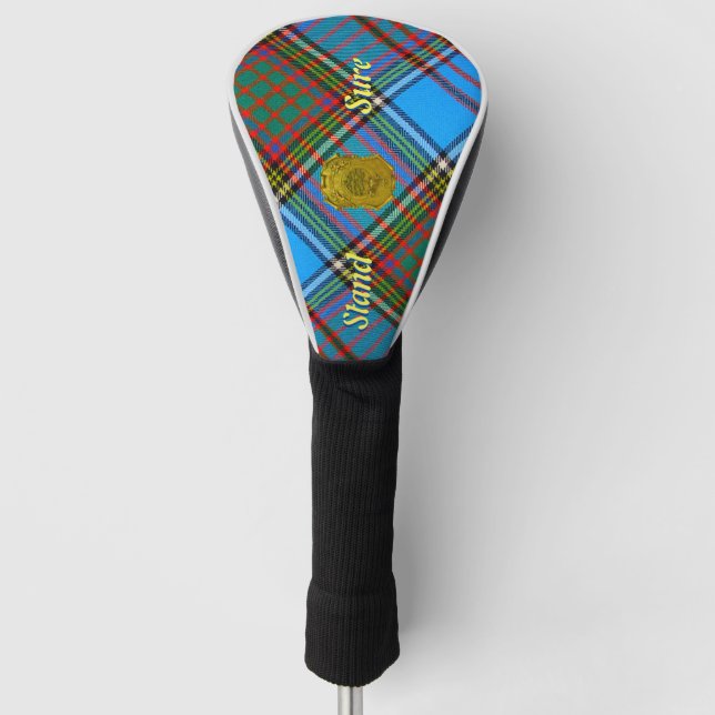 Anderson Clan Tartan und Motto Golf Headcover (Vorderseite)