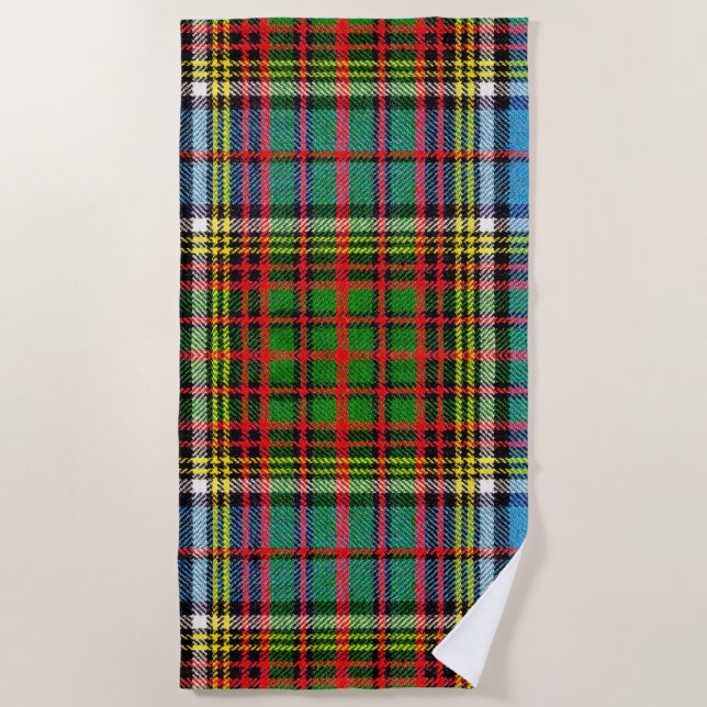 Anderson-Clanaltes Tartan-Badetuch Strandtuch (Vorderseite)