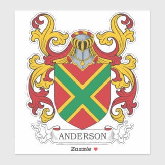Anderson Familienwappen Aufkleber