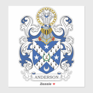 Anderson Familienwappen Aufkleber