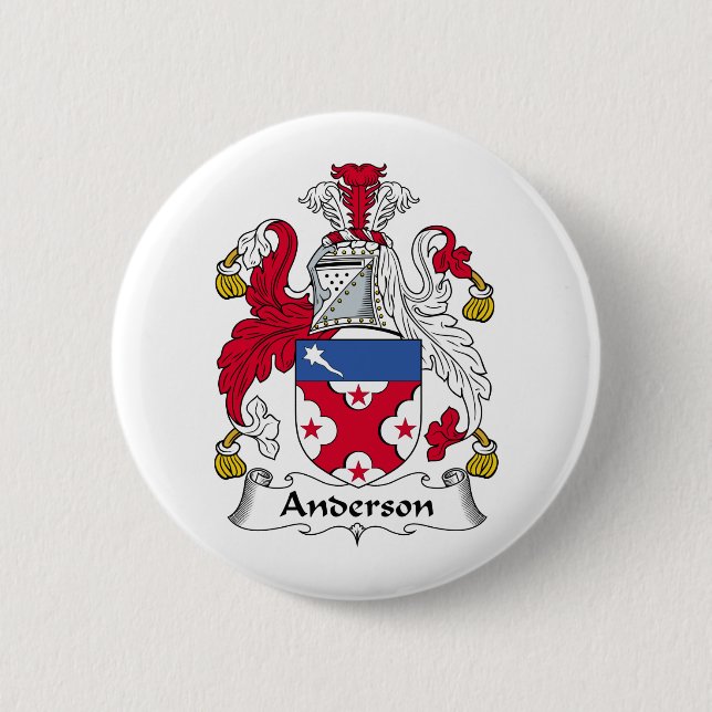 Anderson-Familienwappen Button (Vorderseite)