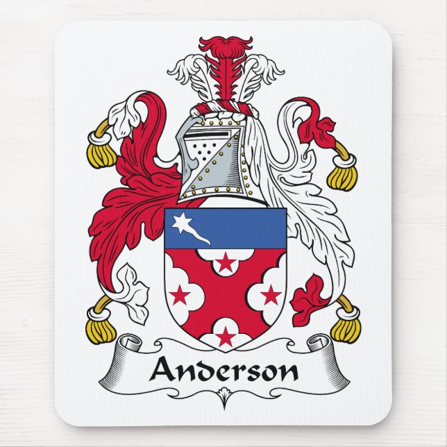 Anderson-Familienwappen Mousepad (Vorne)