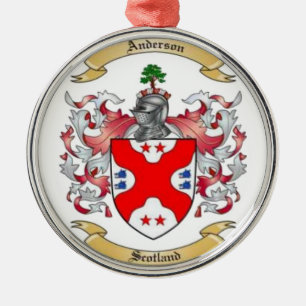 Anderson Familienwappen* Ornament Aus Metall