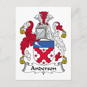 Anderson Familienwappen Postkarte