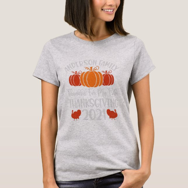 Anderson Family Thanksgiving 2021 Reunion T-Shirt (Vorderseite)