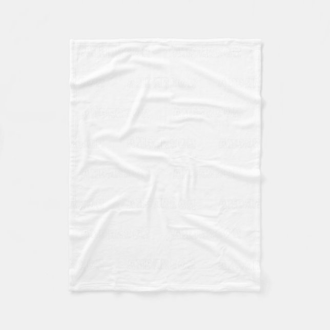 Anderson Hockey Fleecedecke (Vorderseite)