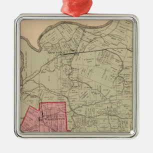 Anderson, Ohio Silbernes Ornament