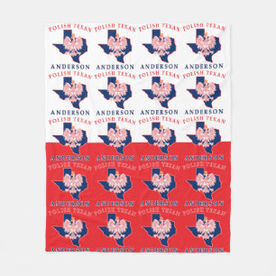 Anderson Polish Texan Medium Fleece Blanket