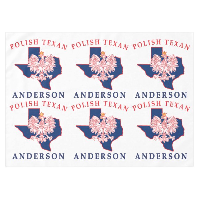 Anderson Polish Texan Tischdecke (Vorderseite (Horizontal))