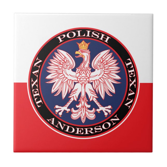 Anderson Round Polish Texan Fliese (Vorderseite)