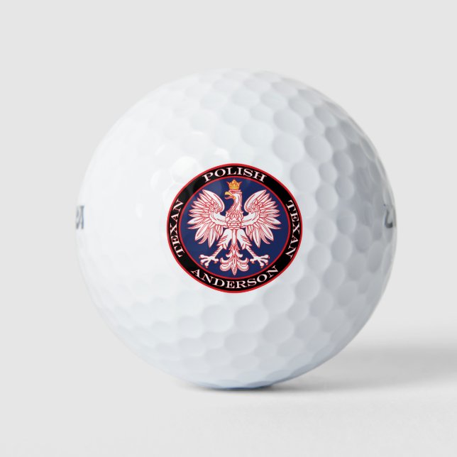 Anderson Round Polish Texan Golfball (Vorderseite)