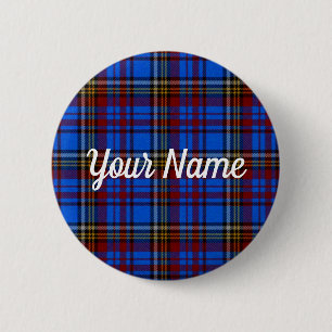 Anderson Tartan Clan Kariert Button