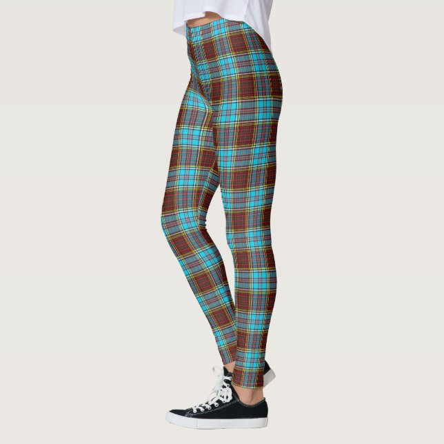 ANDERSON TARTAN Kleidung Frauen Mädchen Leggings (Links)