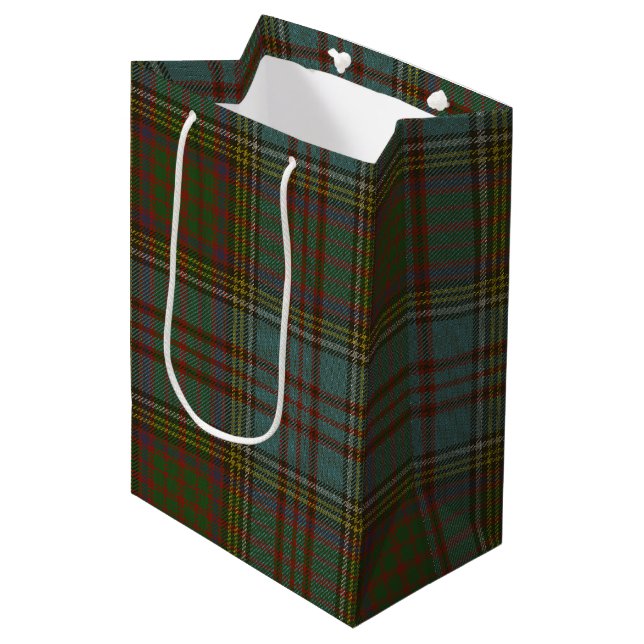 Anderson Tartan Mittlere Geschenktüte (Vorderseite Schrägansicht)