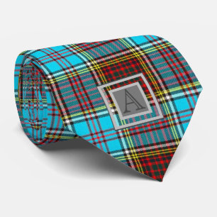 ANDERSON TARTAN Monogram Letter A Krawatte