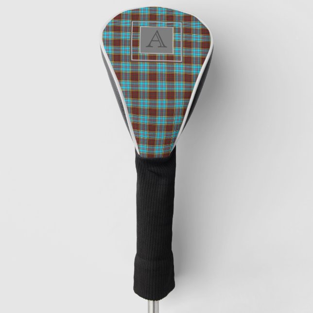 ANDERSON TARTAN Monogramm Golfers Golfspielen Golf Headcover (Vorderseite)