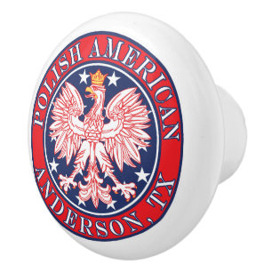 Anderson Texas Polnischer Adler Keramikknauf