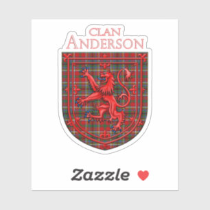Anderson von Ardbremse Tartan Scottish Kariert Aufkleber