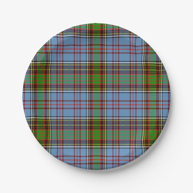 AndersonScottishTartan Pappteller (Vorderseite)