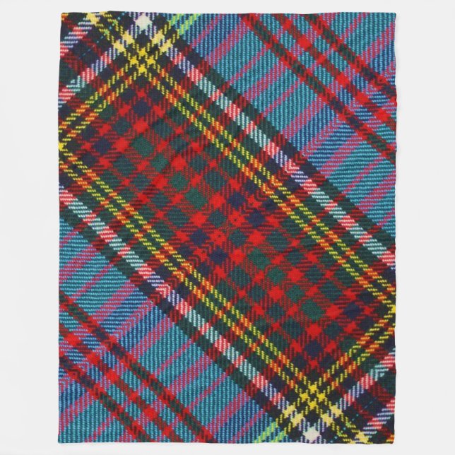 Andersontartan-Fleece-Decke 2 Fleecedecke (Vorderseite)