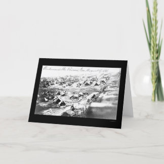 Andersonville Gefängnis, GA 1864 Karte