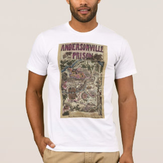 Andersonville Gefängnis-ziviler Kriegs-T - Shirt
