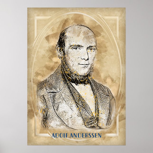 Anderssen Adolf, Schachspieler, Poster (Vorne)