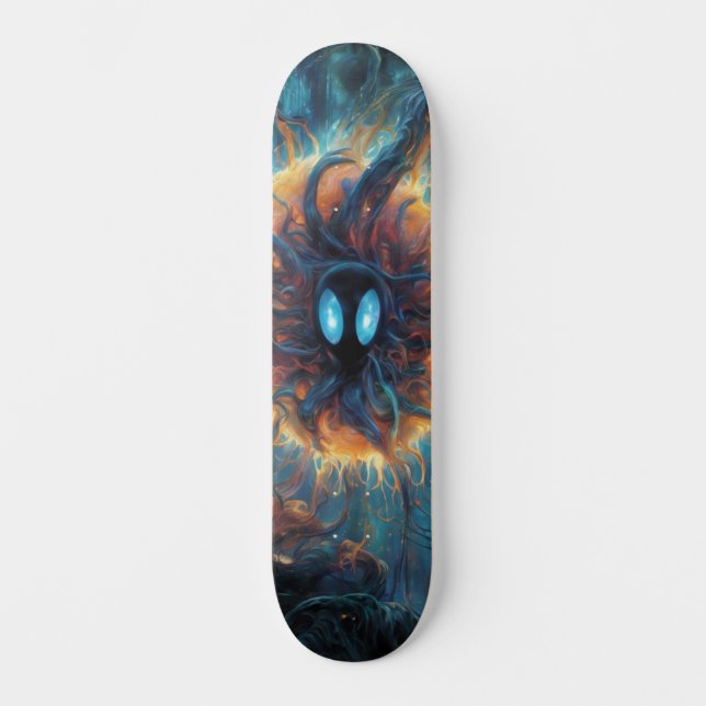 Anderswo Kreatur: Surreal Skateboard Design (Vorderseite)